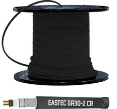 EASTEC GR 30-2 CR, M=30W, 200м/рул., греющий кабель с УФ защитой